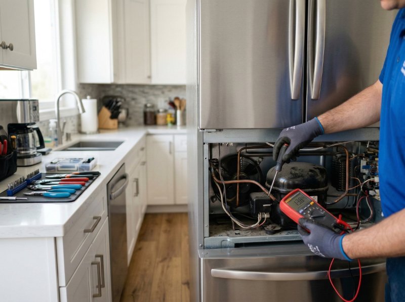 Small household fix close up